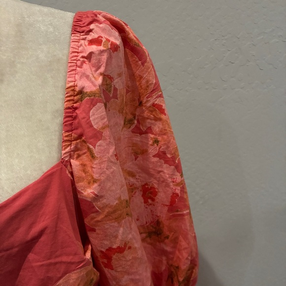 Free People Peony Babydoll Dress in Femme Combo - Size Large - Picture 4 of 14